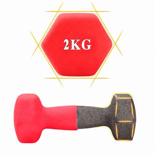 hantel żeliwny powlekany 2kg na Arena.pl