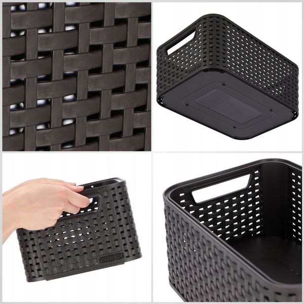 Curver Koszyk Pojemnik Do Przechowywania Brązowy zdjęcie 5