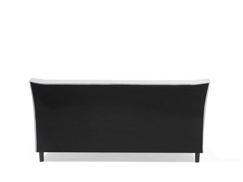 Łóżko tapicerowane 160 x 200 cm jasnoszare SAVERNE zdjęcie 5