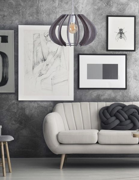 Lampa wisząca 1xE27 NORA GREY 644 zdjęcie 3