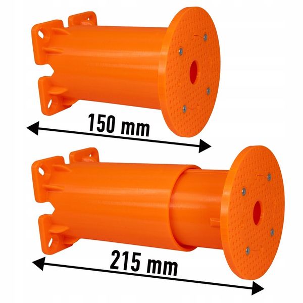 PUSZKA,PŁYTA MONTAŻOWA DO DOCIEPLEŃ 150-215 MM REGULOWANA, średnica 105 mm zdjęcie 2