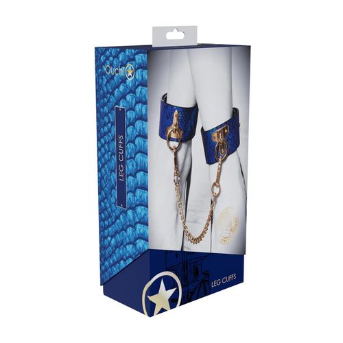 florence collection - leg cuffs - blue na Arena.pl