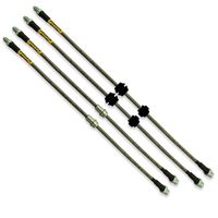 BMW X3 E83 - Zestaw Przewodów Hamulcowych Teflonowych W Oplocie Stalowym