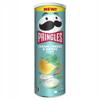 PRINGLES 165g Cream Cheese & Herbs