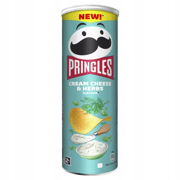 PRINGLES 165g Cream Cheese & Herbs zdjęcie 1