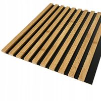 LAMELE ŚCIENNE DĄB WOTAN NA PŁYCIE 515x2750mm