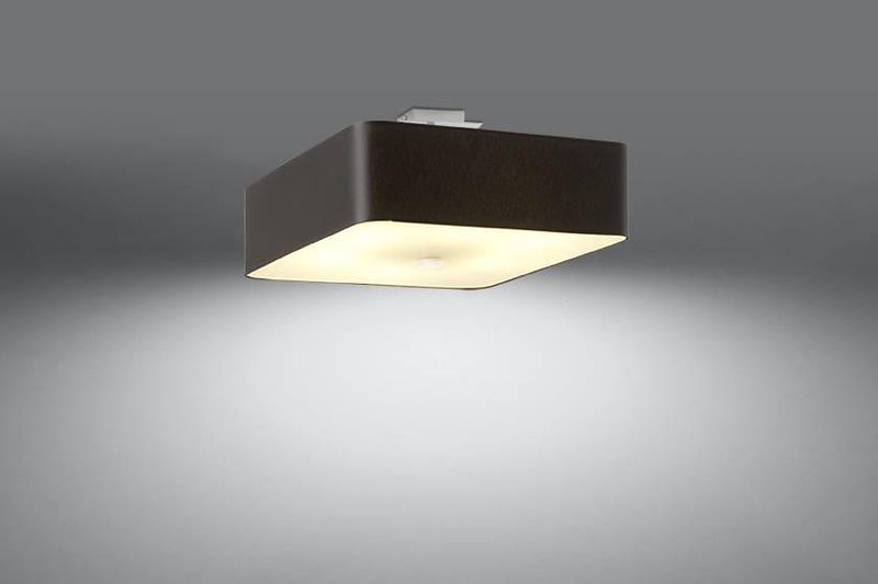 Plafon LAMPA sufitowa SL.0776 abażurowa OPRAWA kwadratowa czarna zdjęcie 2