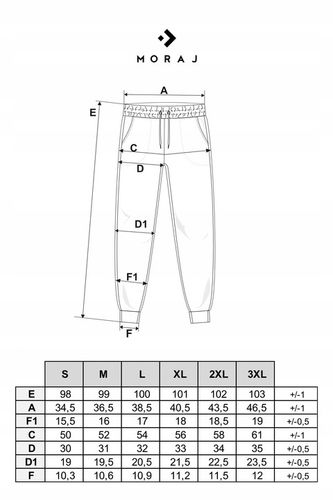 SPODNIE DRESOWE DAMSKIE BAWEŁNIANE JOGGERY BEZ WZORU MORAJ GRANATOWE S na Arena.pl