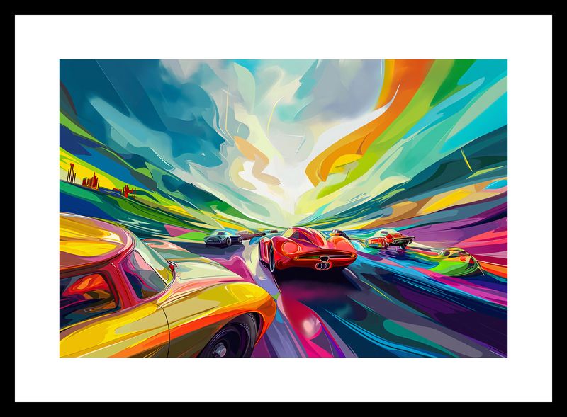 Plakat 30x20cm Wyścig Przy Barwach zdjęcie 3