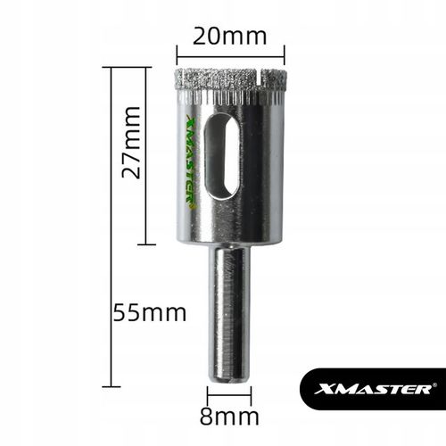 OTWORNICA DIAMENTOWA KORONKA DO PŁYTEK GLAZURY GRESU ZESTAW ⌀ 6-68mm na Arena.pl