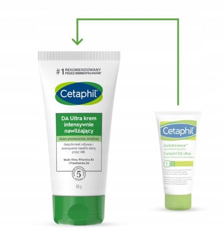 Zestaw Cetaphil DA Ultra Krem i Lekka pianka na Arena.pl