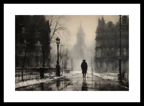 Plakat 30x20cm Mgła nad Londynem na Arena.pl