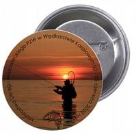 Przypinki buttony HIT TANIO ZAWODY RYBACKIE