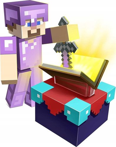 MINECRAFT ZESTAW MAGICZNY POKÓJ FIGURKA STEVE GYB6 na Arena.pl