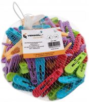 Klamerki do prania spinacze do bielizny 50 sztuk kolorowe