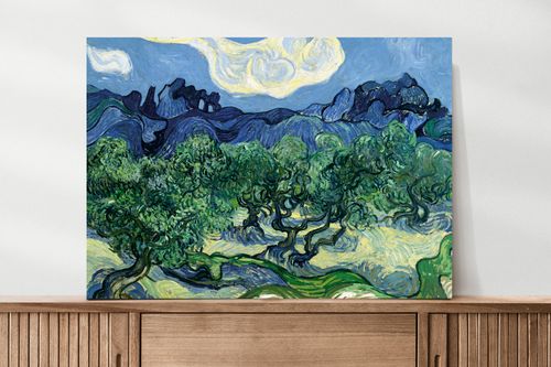 Obraz na płótnie Van Gogh olive trees 80x120 cm na Arena.pl