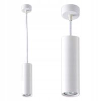 Oprawa wisząca kinkiet sufitowy Idar GU10 60x200mm regulowany kabel 1m Kolor - Biały