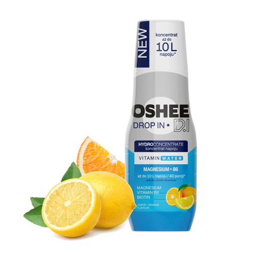 HYDROKONCENTRAT OSHEE DROP IN Witaminy i Magnez Cytryna i pomarańcza 500 ml na Arena.pl