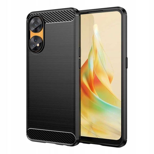 Spacecase Carbon Oppo Reno 8T Black zdjęcie 7