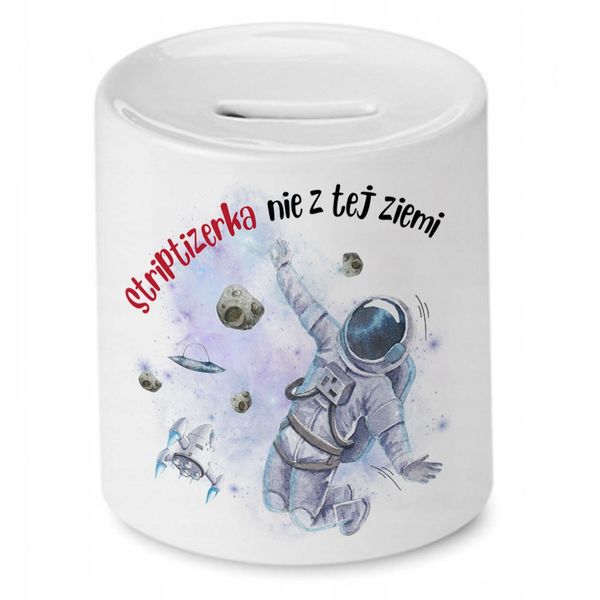 Dla Striptizerki Skarbonka Na Urodziny Na Prezent Z Nadrukiem Ze Zdjęciem zdjęcie 1