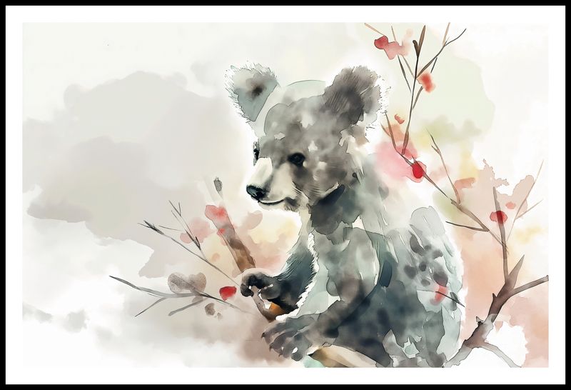Plakat 91,5x60cm Akwarelowa Koala zdjęcie 3