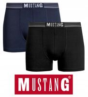 MUSTANG BOKSERKI MĘSKIE BAWEŁNA MAJTKI 2PAK L