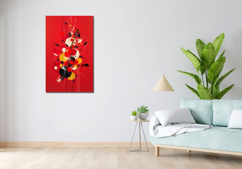 Obraz 60x100cm Melodyjna Barwa zdjęcie 2