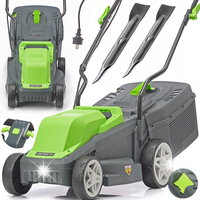 KOSIARKA ELEKTRYCZNA DO TRAWY 2x NÓŻ 32cm 2200W REGULACJA WYSOKOŚCI AG021N