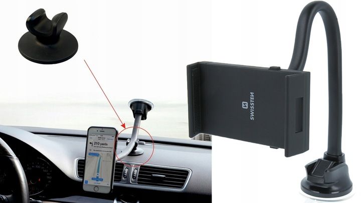 SWISSTEN Samochodowy uchwyt na tablet tel do 10" zdjęcie 10