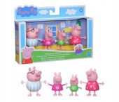 Hasbro Świnka Peppa - Zestaw figurek Rodzina Peppy Na dobranoc 4-pack F2192