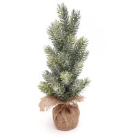 CHOINKA SZTUCZNA OŚNIEŻONA 30 cm zmrożony śnieg mała na biurko