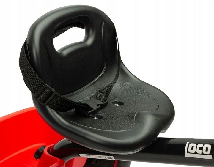 ROWEREK 3-KOŁOWY LOCO RED zdjęcie 3