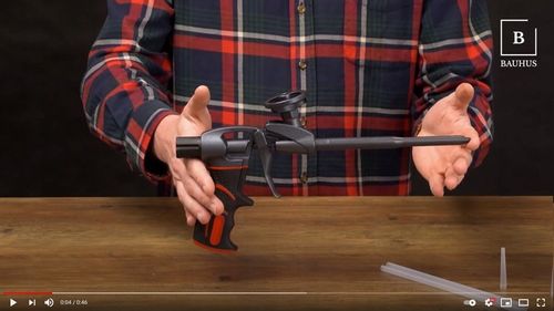 Pistolet teflonowy do pianki piany kleju + czyścik Bauhus PRO na Arena.pl