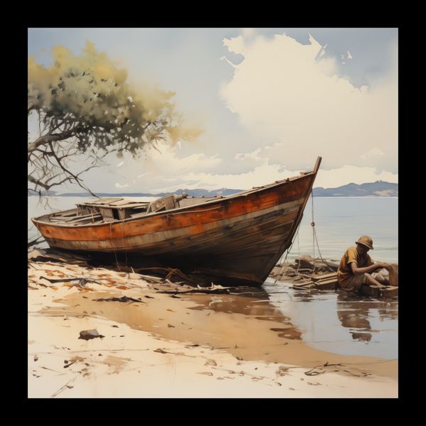 Plakat 20x20cm Spokój Przybrzeża zdjęcie 2