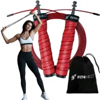 SKAKANKA DO SKAKANIA STALOWA Z ŁOŻYSKAMI 2 LINKI W ZESTAWIE PROFESJONALNA