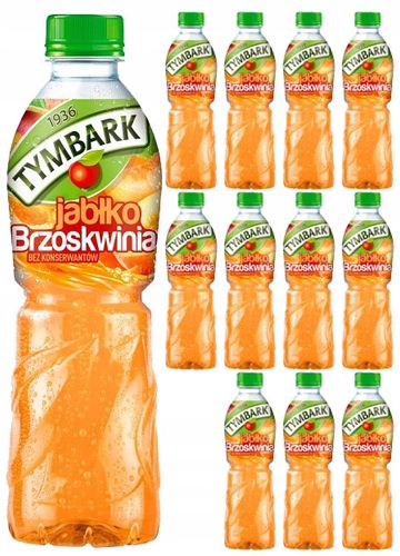 Tymbark 12 x 500ml Jabłko Brzoskwinia Napój na Arena.pl