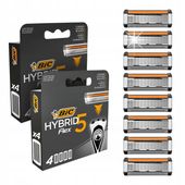 BIC HYBRID 5 FLEX WKŁADY DO MASZYNEK OSTRZA NOŻYKI ZESTAW BLISTER x8