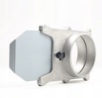 Zasuwa do odciągu wiórów średnica 100mm aluminium stal odpylanie warsztatu
