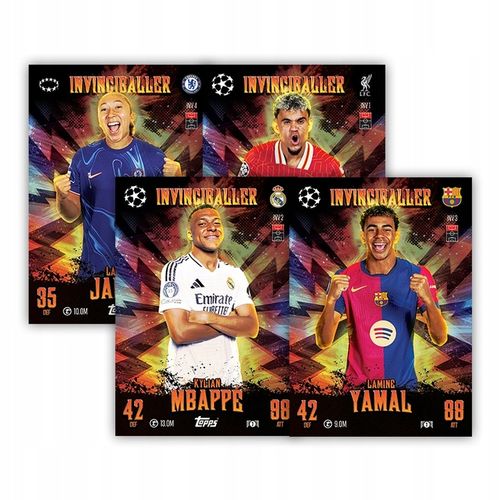 Mega Puszka Match Attax Extra 2025 nr 2 The Invinciballers Karty Topps UEFA na Arena.pl