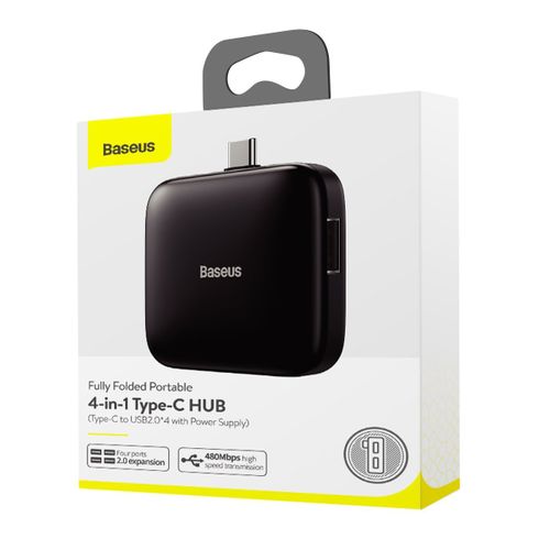 Adapter 4W1 Baseus Fully Folded, Hub Usb-C Do 4X Usb 2.0 na Arena.pl