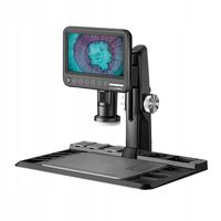 Mikroskop cyfrowy Inskam 318 1600x ekran LCD FullHD 7" 1080p 28 LED