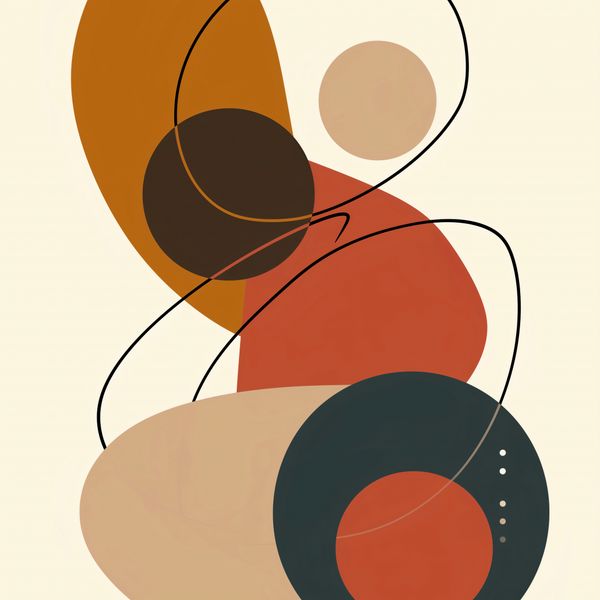 Plakat 70x70cm Geometria Harmonii zdjęcie 1