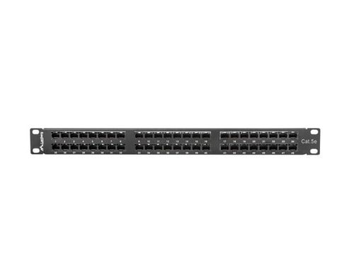 LANBERG Patch Panel 48 Port 1U Kat.5E czarny na Arena.pl