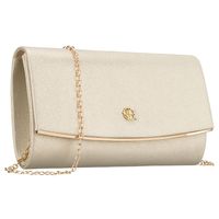 kopertówka damska w złotym kolorze wykonana ze skóry ekologiczne