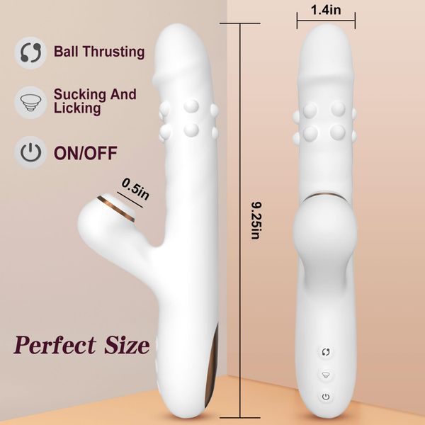 Silicone Vibrator - 3 Rotating Functions And 7 Licking Functions zdjęcie 10