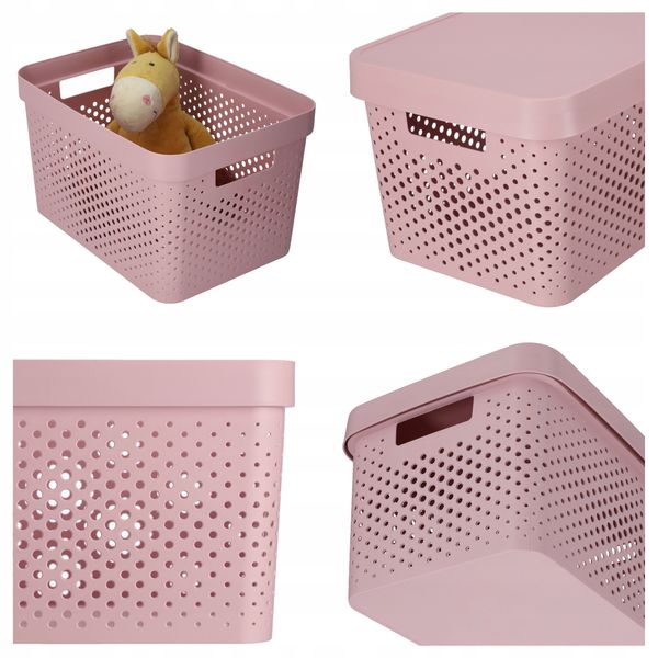 Curver Pojemnik Pudełko Z Pokrywką 17 L Różowy zdjęcie 2