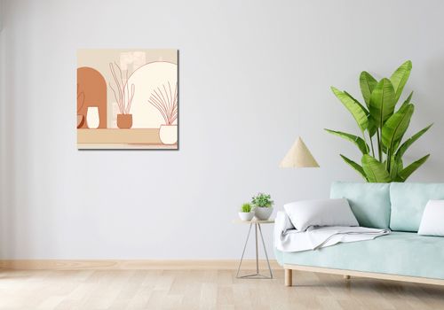 Obraz 70x70cm Widok Roślin na Arena.pl