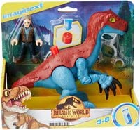 Jurassic World zestaw Imaginext figurki Therizinosaurus + Owen ZA5096