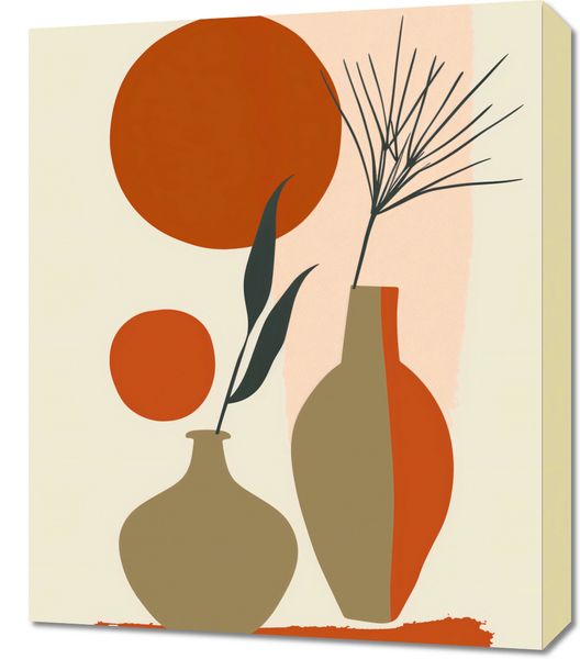 Obraz 50x60cm Wazy w Czerwieni zdjęcie 1
