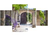 120CM 70 OBRAZ 4 ELEM STARE OPACTWO ST HILAIRE ŚCIENNY